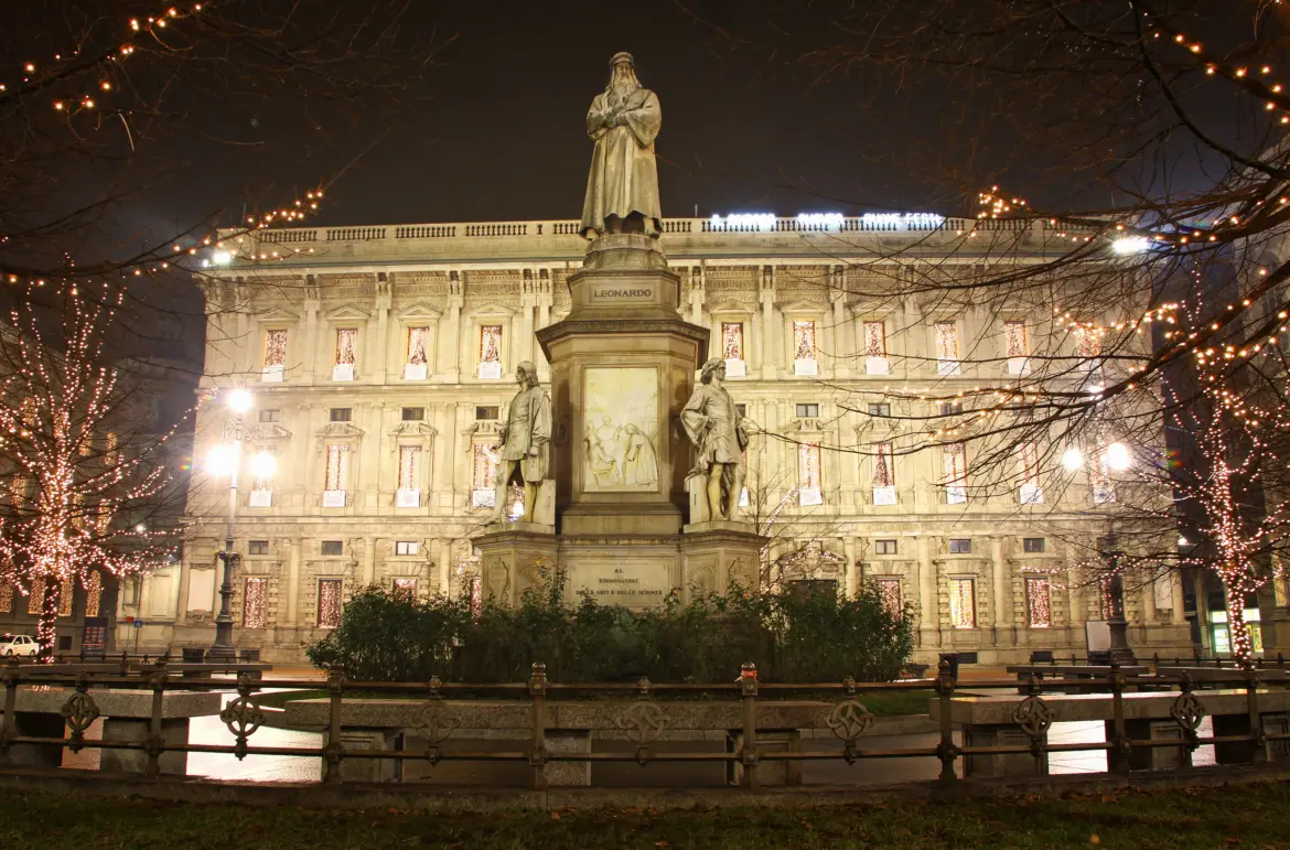 Palazzo Marino facing the Piazza della Scala, Milan, Italy