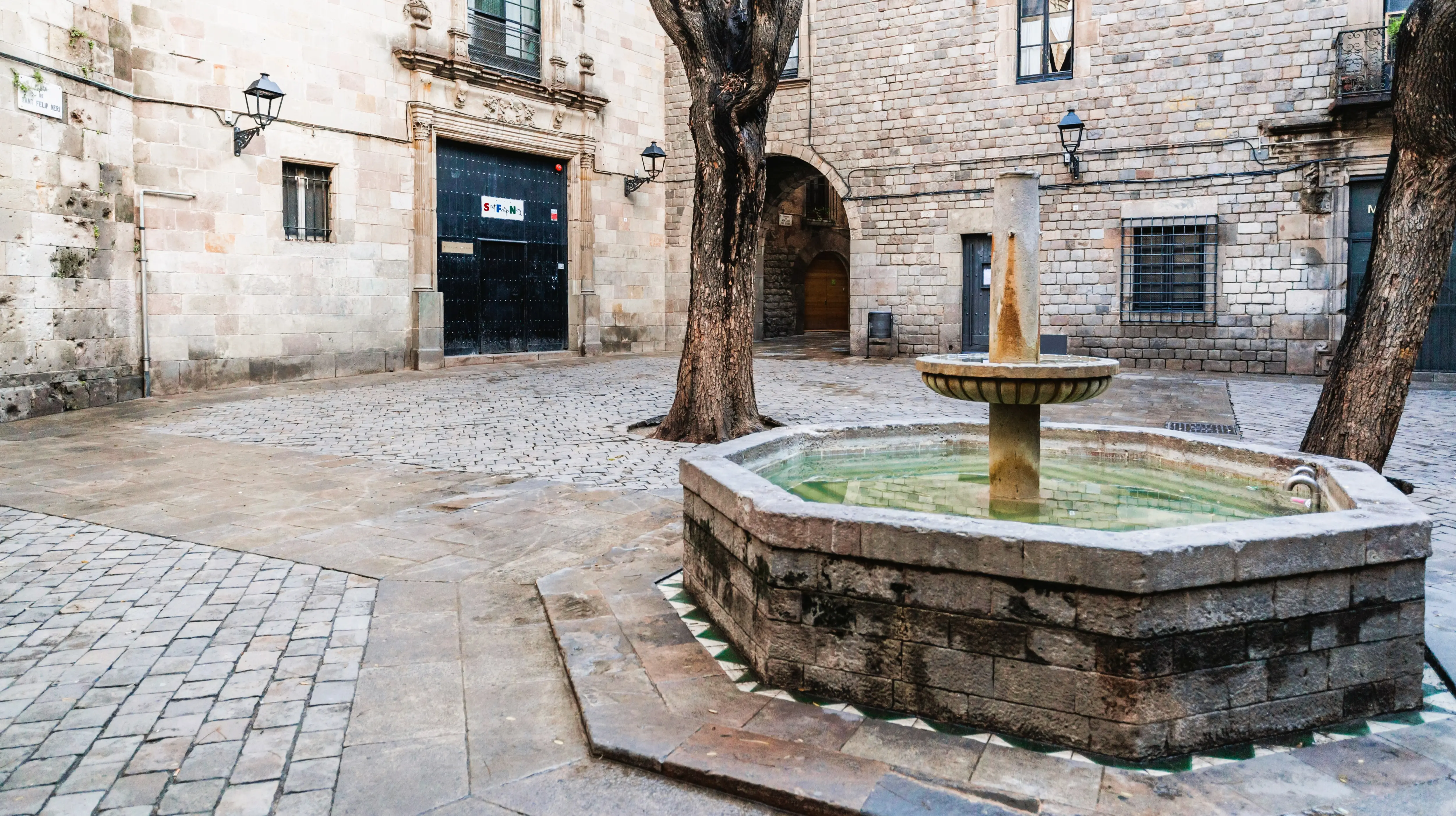 Plaça de Sant Felip Neri, Barcelona, Spain