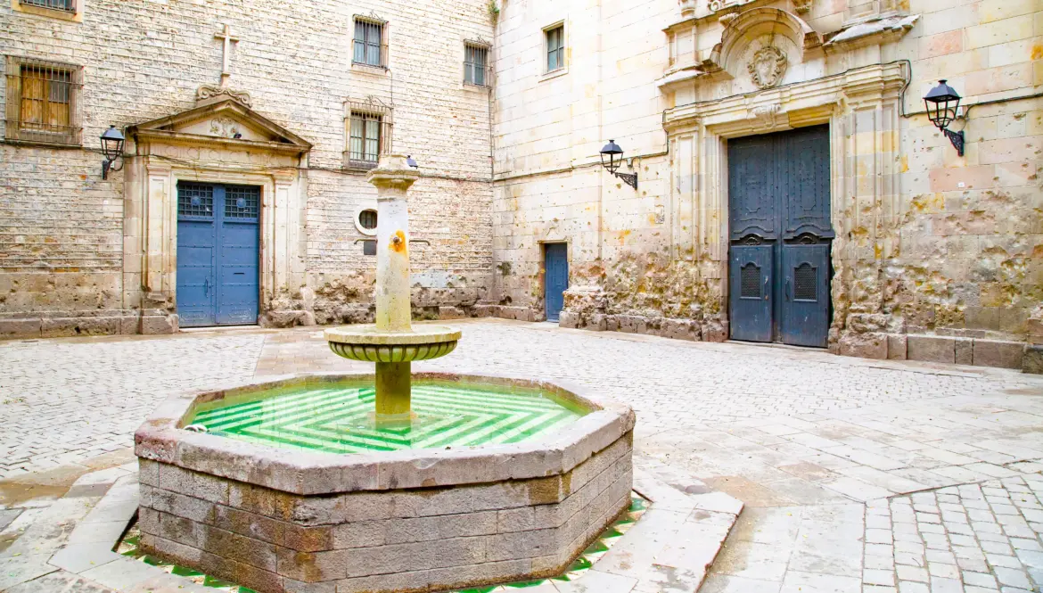 Plaça de Sant Felip Neri, Barcelona, Spain