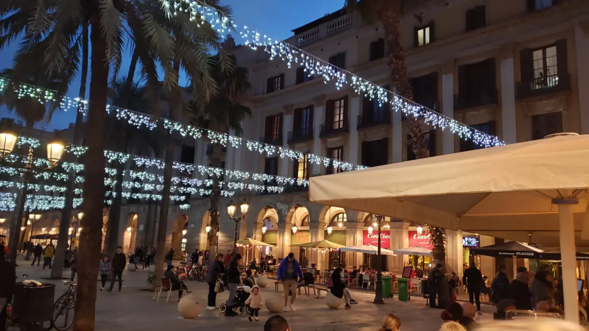 Plaça Reial (Royal Square), Barcelona, Spain