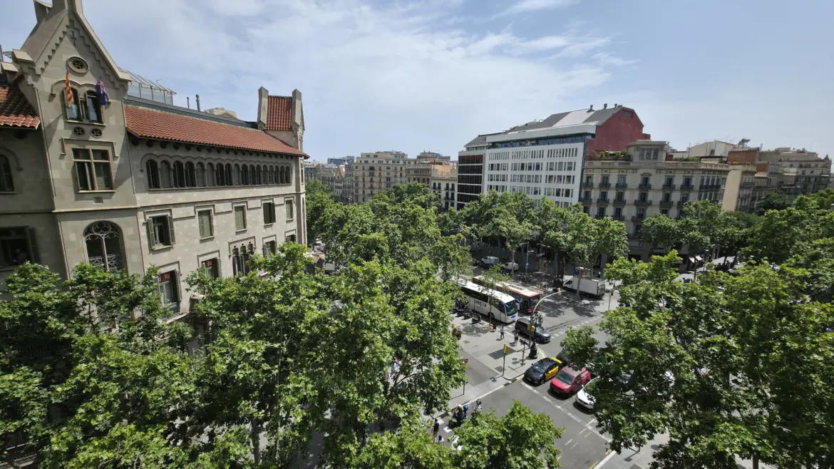 Room with a view, Majestic Hotel & Spa, Barcelona, Spain