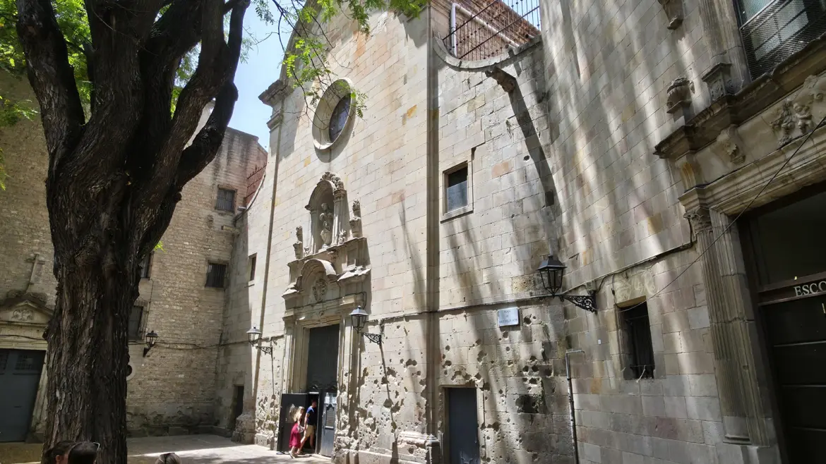 Church of Sant Felip Neri, Barcelona, Spain