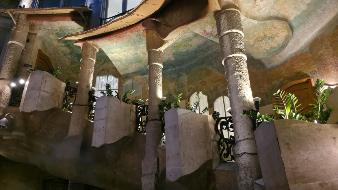 Staircase, La Pedrera (Casa Milà), Barcelona, Spain