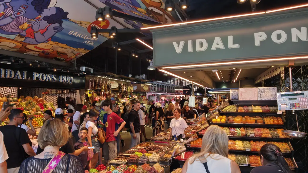 La Boqueria Market, Barcelona, Spain