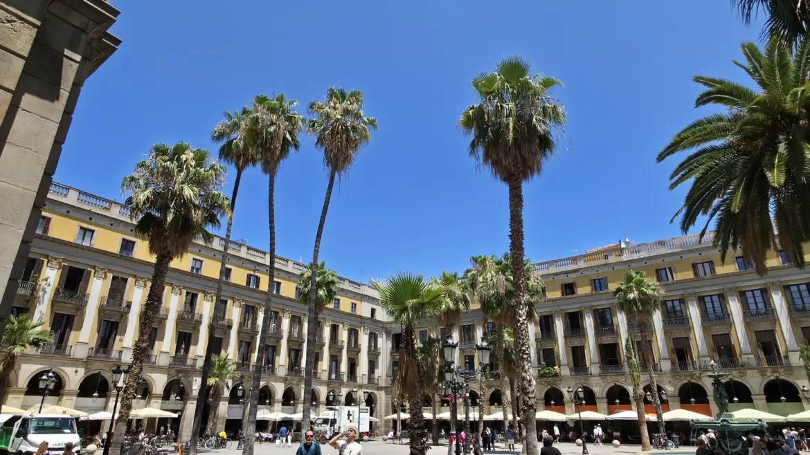 Plaça Reial (Royal Square), Barcelona, Spain