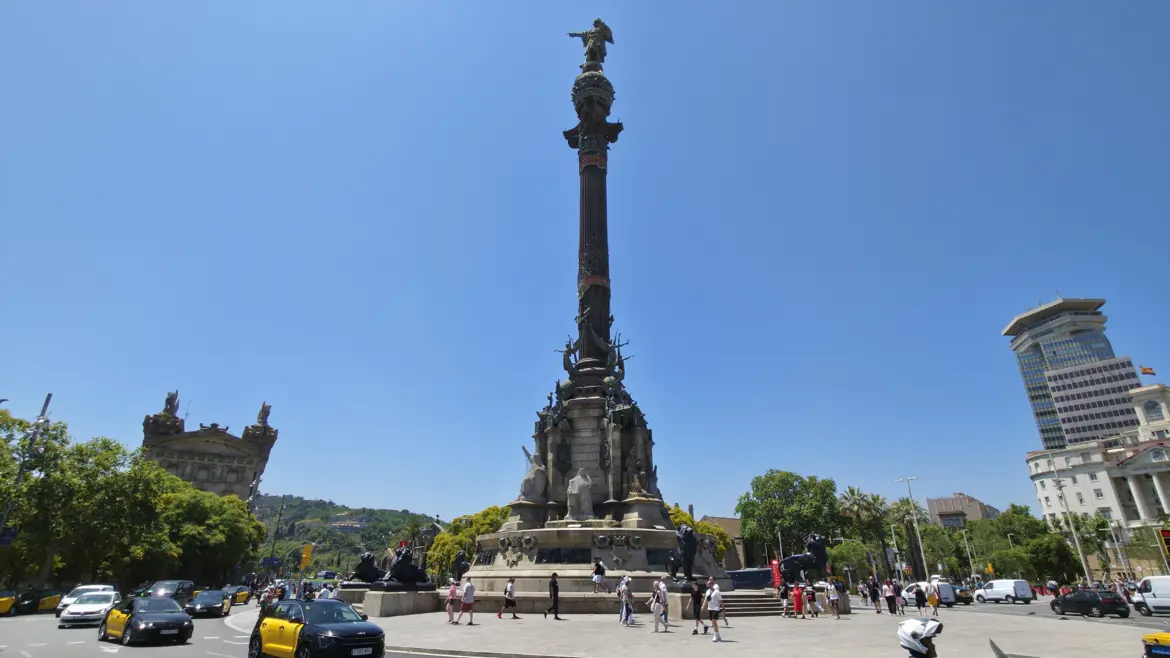 Mirador de Colom (Columbus Monument), Barcelona, Spain