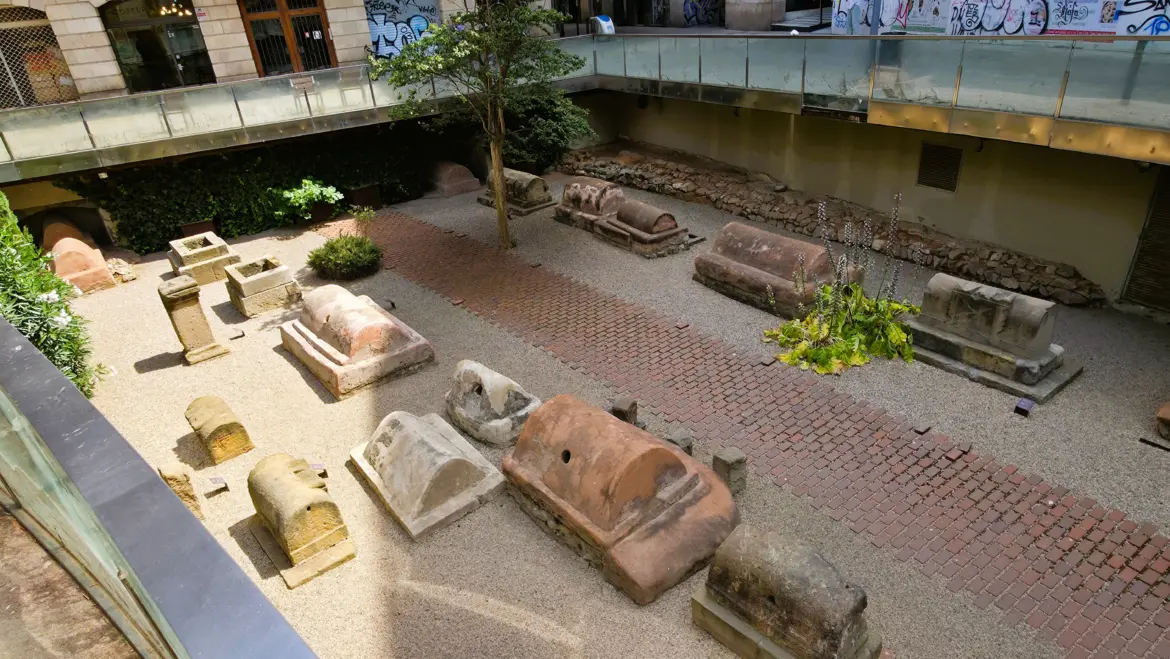 Via Sepulcral Romana, Roman necropolis, Barcelona, Spain
