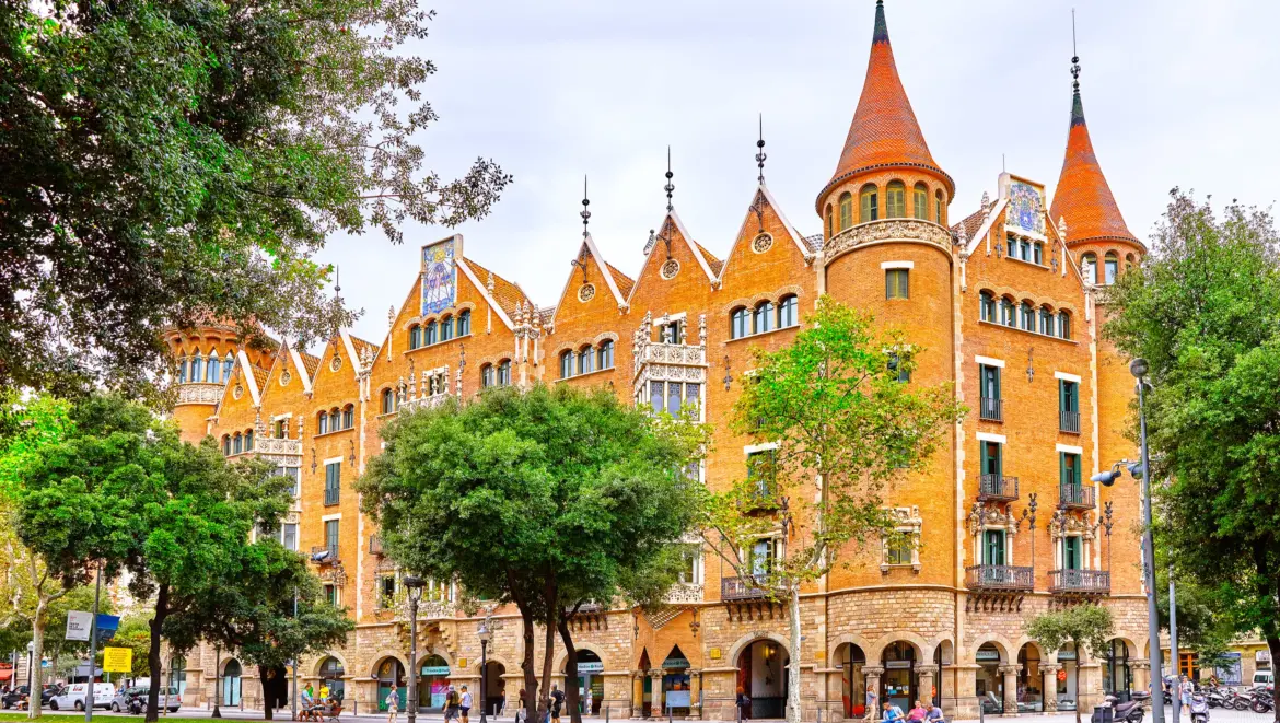 Casa de les Punxes, Barcelona, Spain
