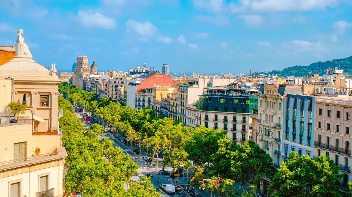 Passeig de Gràcia, Barcelona, Spain