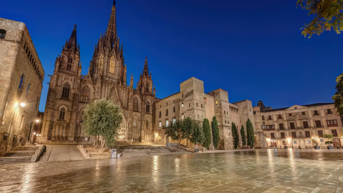 Plaça de la Seu, Barcelona, Spain