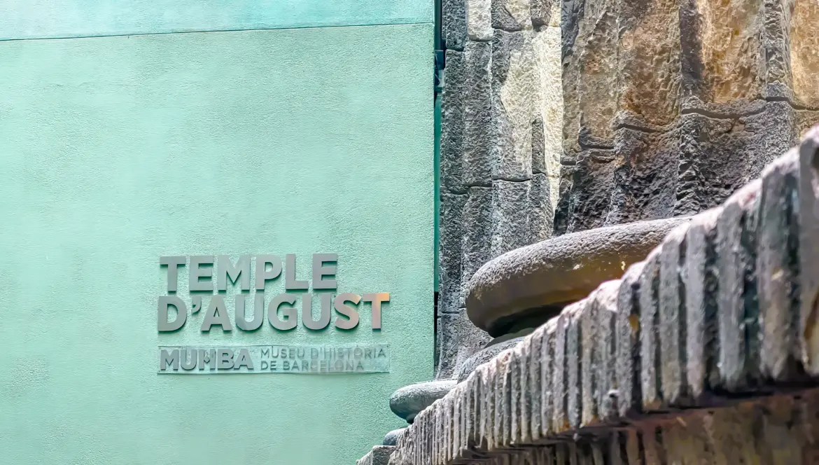 The Temple of Augustus, Barcelona, Spain