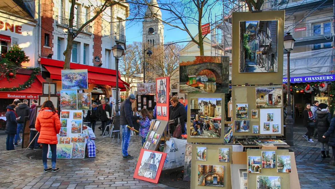 Place du Tertre, Montmartre, Paris, France