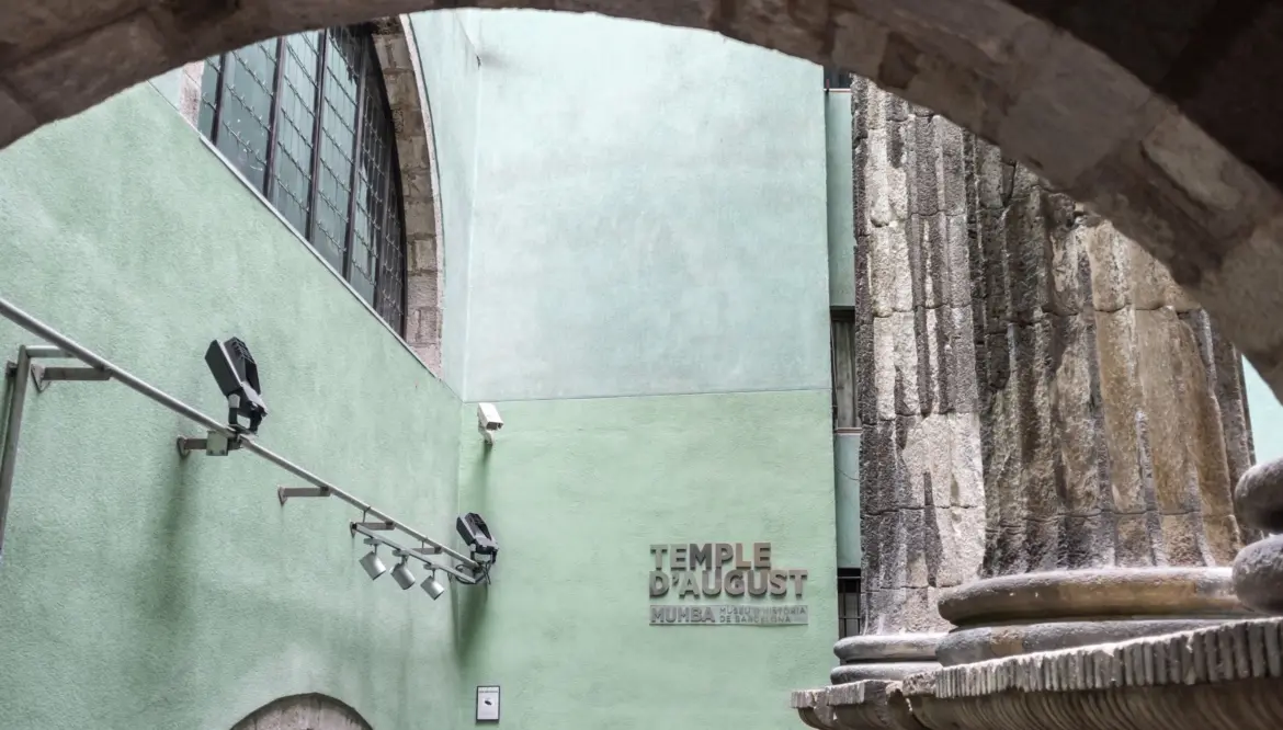 The Temple of Augustus, Barcelona, Spain