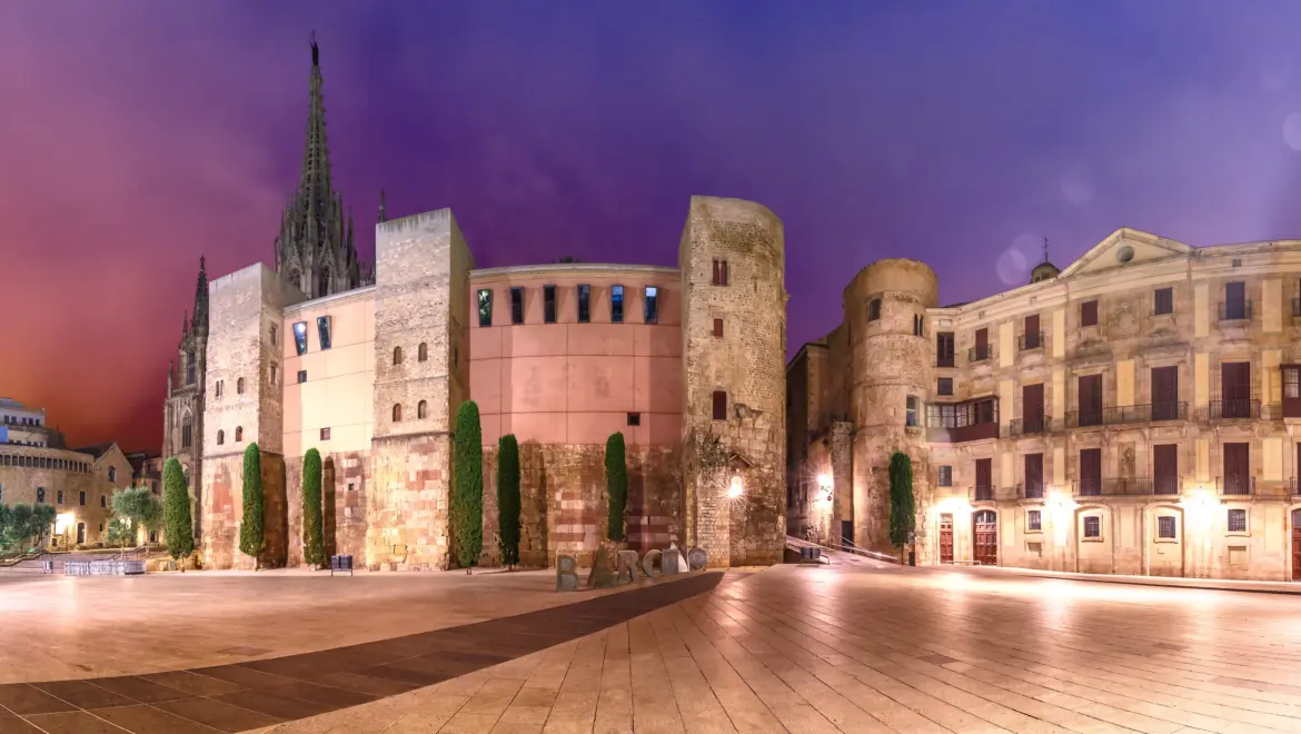 Plaça Nova, Barcelona, Spain