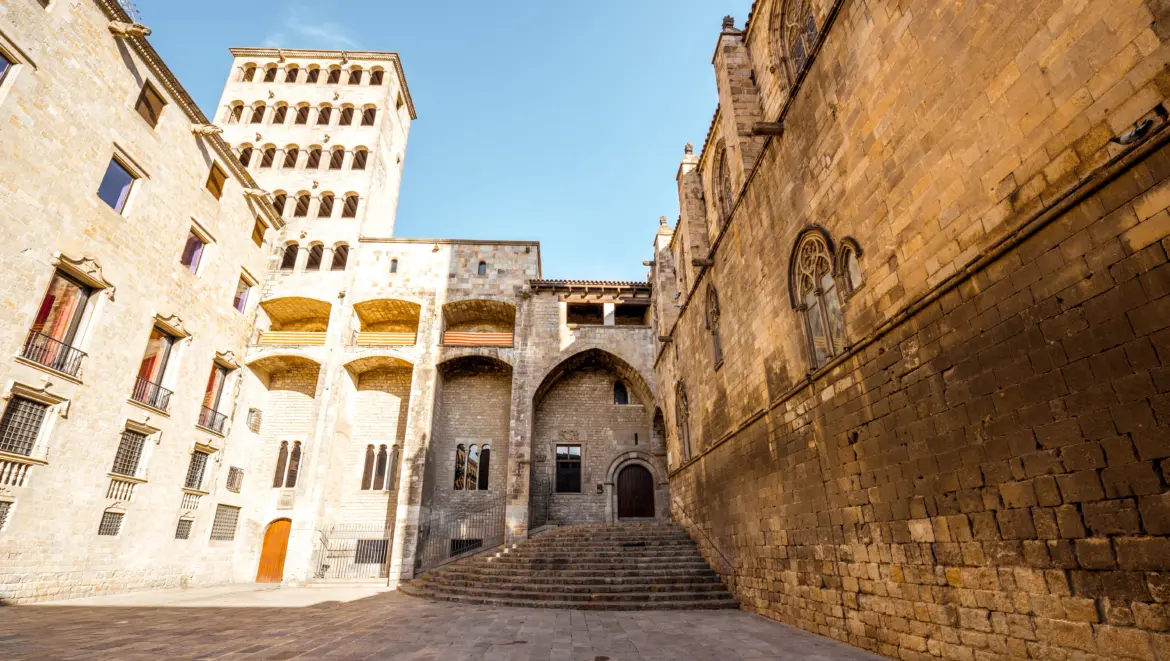 Plaça del Rei, Barcelona, Spain