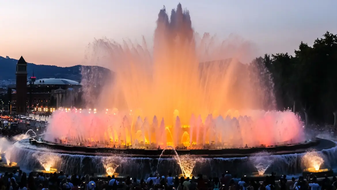 Magic Fountain, Plaça d’Espanya, Barcelona, Spain