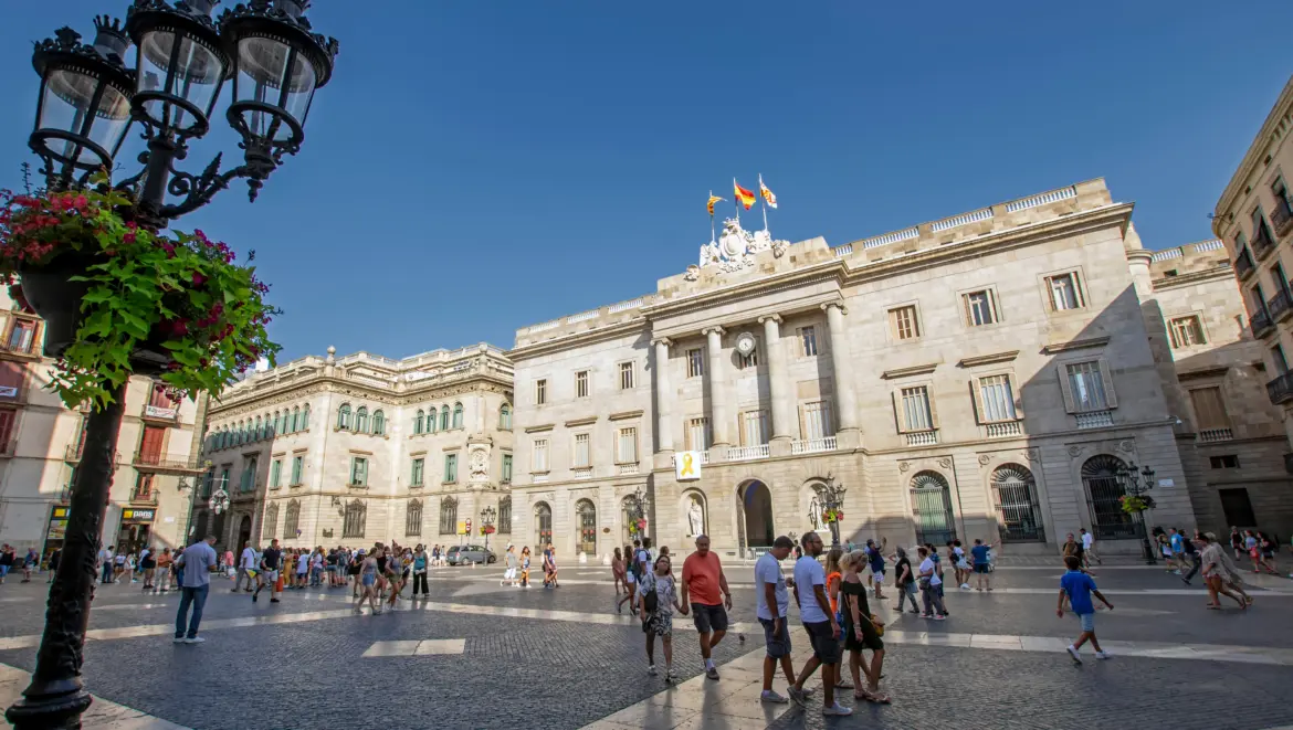 Plaça de Sant Jaume, Barcelona, Spain