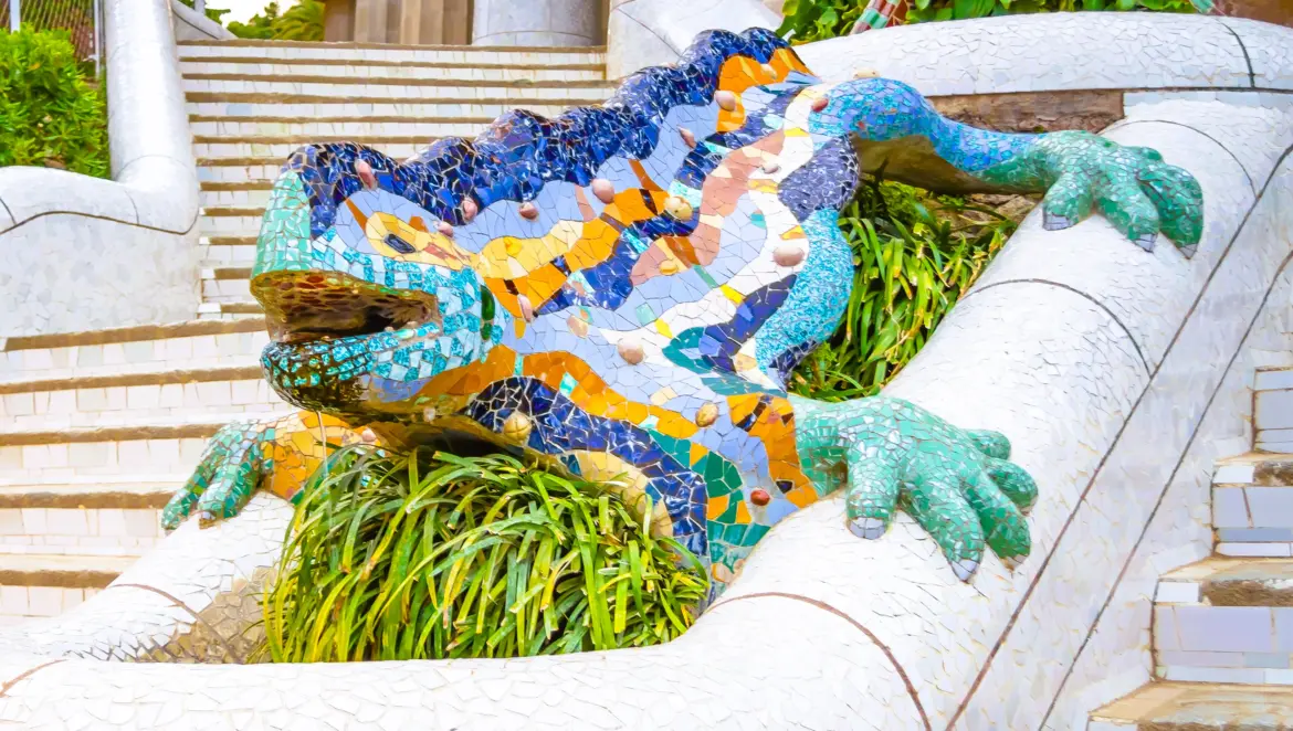 El Drac (“the dragon”), Park Güell, Barcelona, Spain