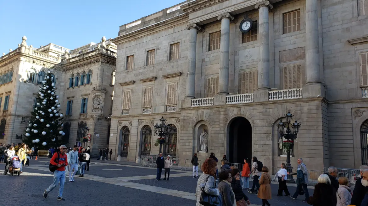 Plaça de Sant Jaume, Barcelona, Spain
