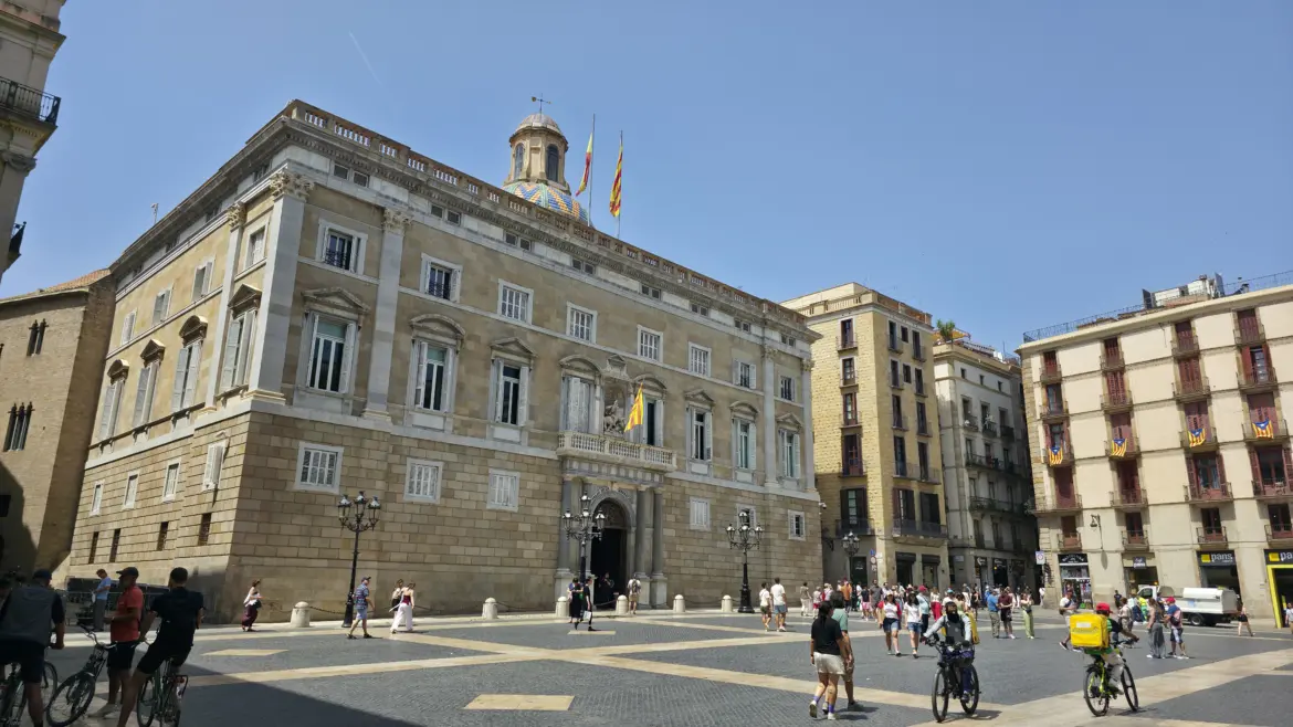 Palau de la Generalitat de Catalunya, Plaça de Sant Jaume, Barcelona, Spain