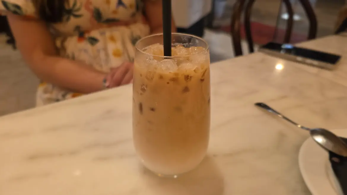 Iced Latte, Café Pablo, Museu Picasso (Picasso Museum), Barcelona, Spain