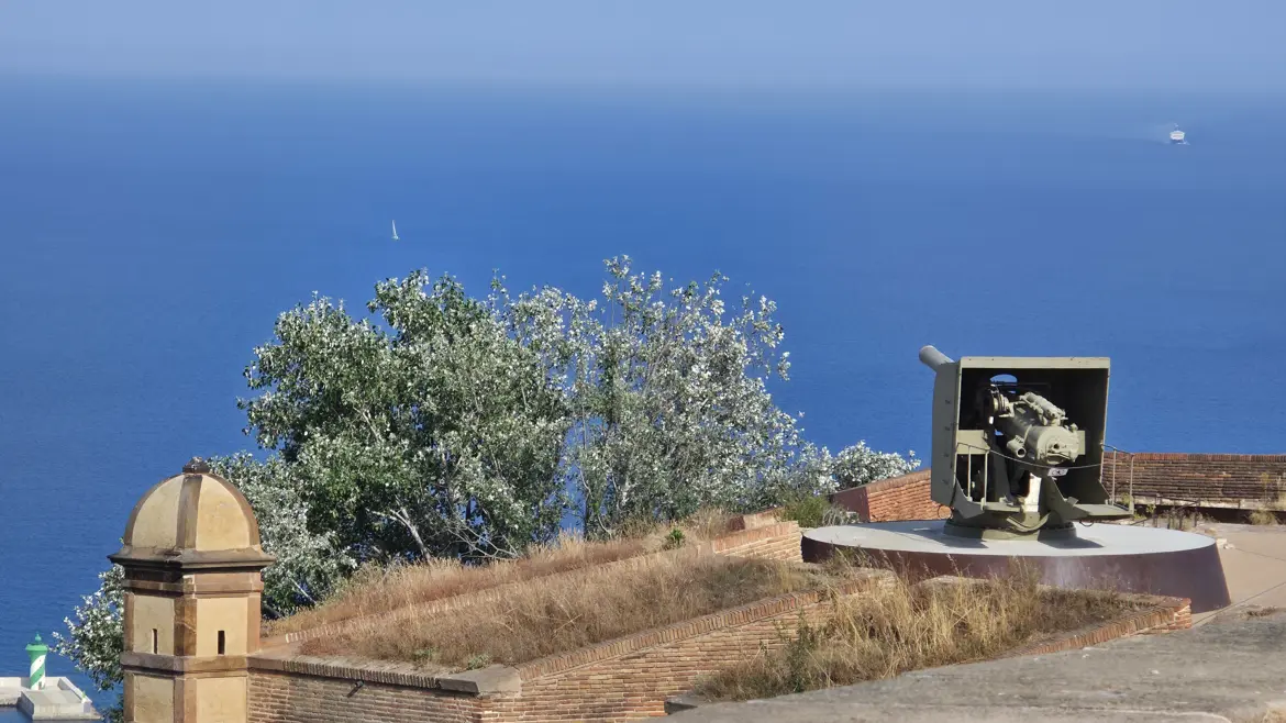 Canon, Montjuïc Castle, Barcelona, Spain