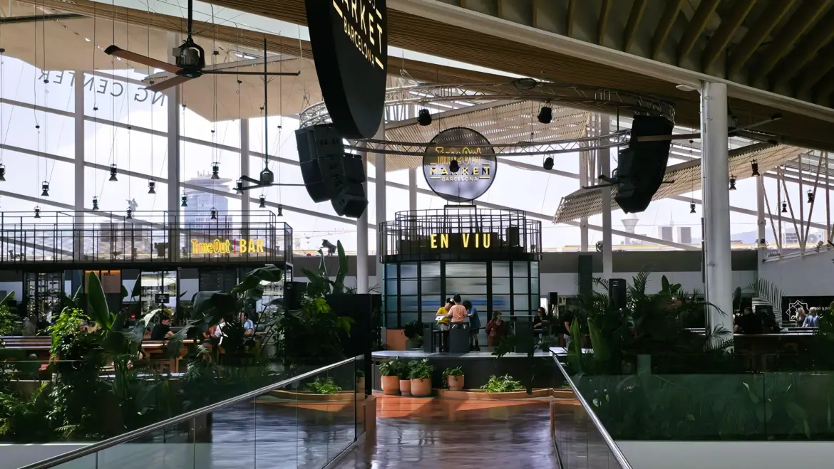 Time Out Market, Port Vell, Barcelona, Spain Time Out Market, Port Vell, Barcelona, Spain