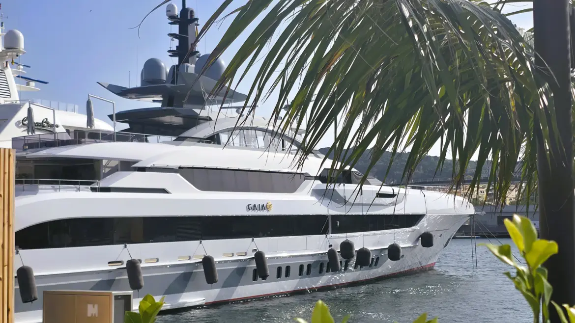 Yacht, Marina Port Vell, Barcelona, Spain