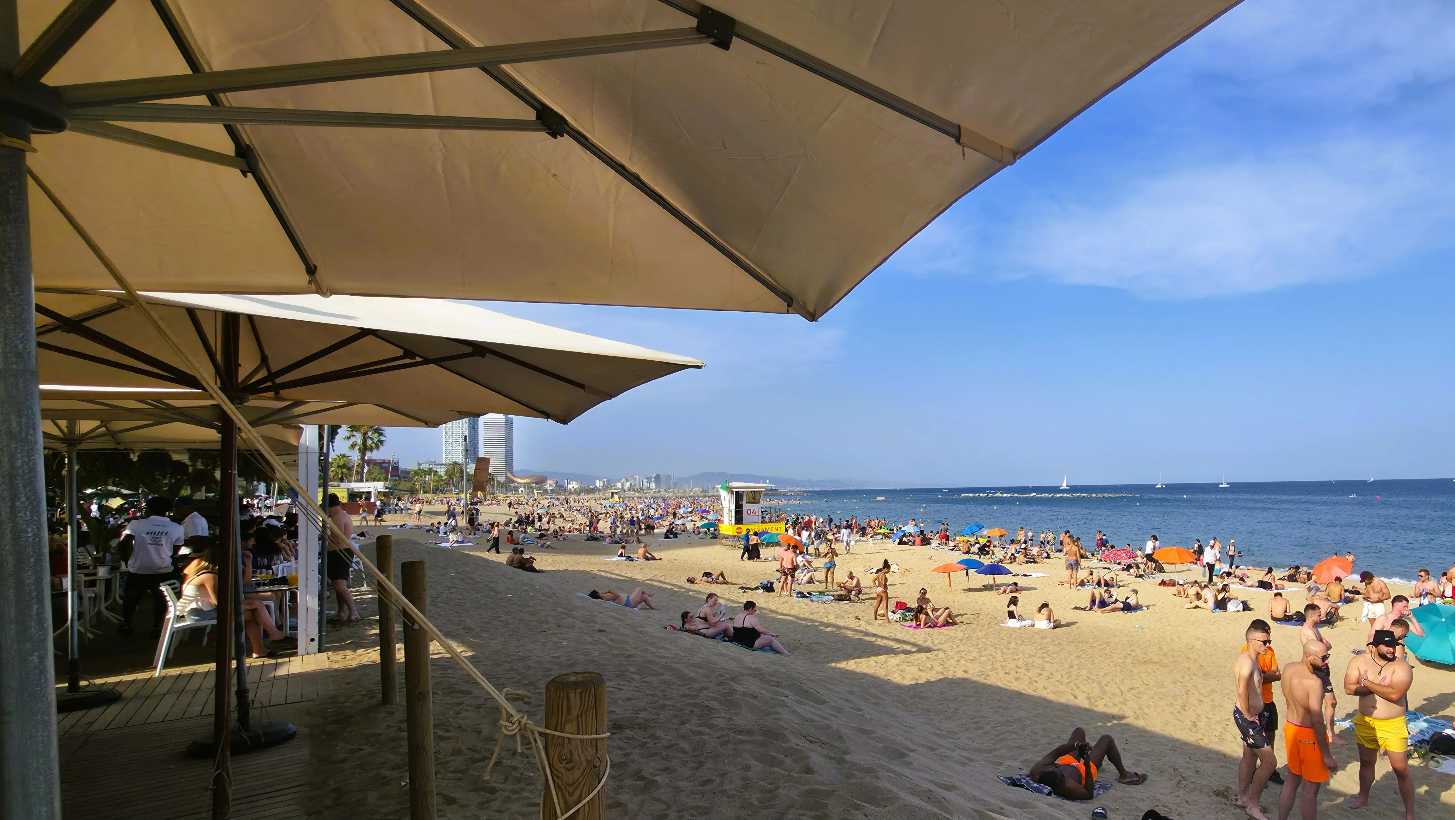 Barceloneta Beach, Barcelona, Spain