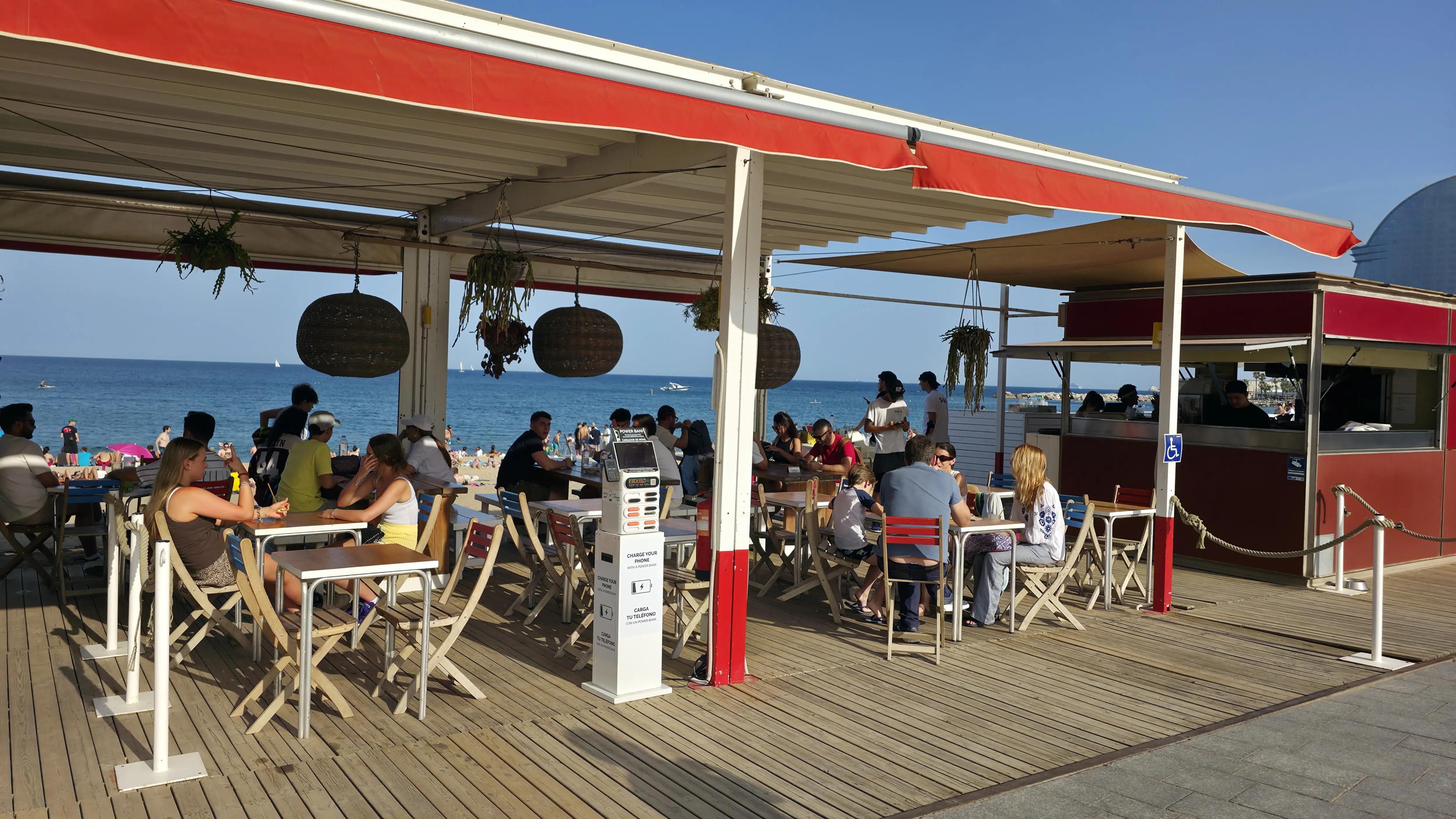 Chiringuito, Barceloneta Beach, Barcelona, Spain