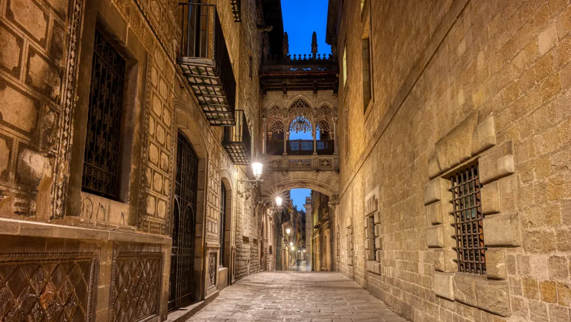 Carrer del Bisbe, Barcelona, Spain