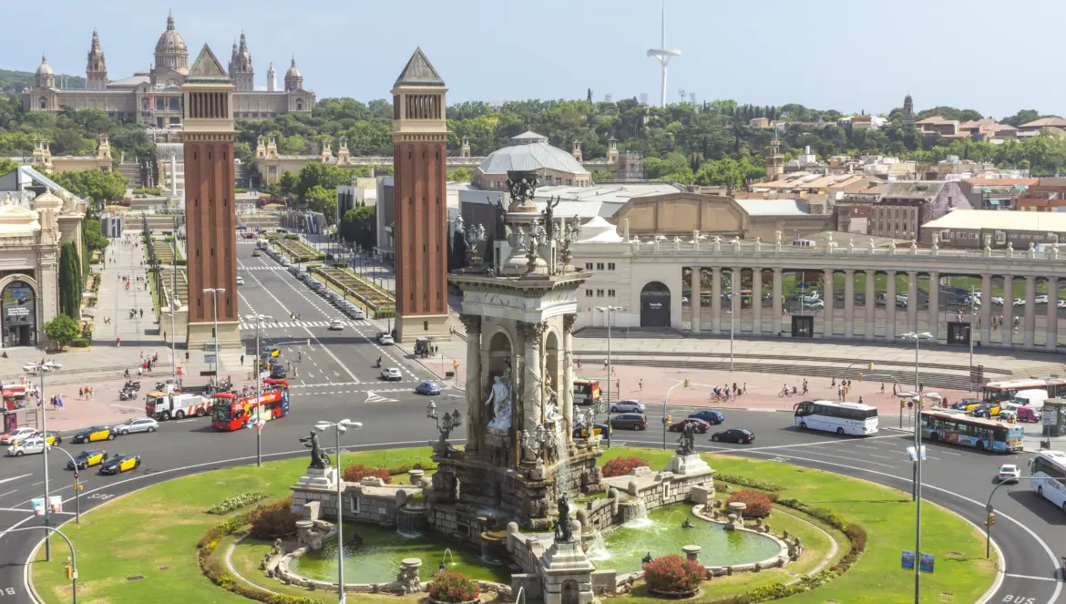 The Monumental Fountain, Plaça d’Espanya, Barcelona, Spain