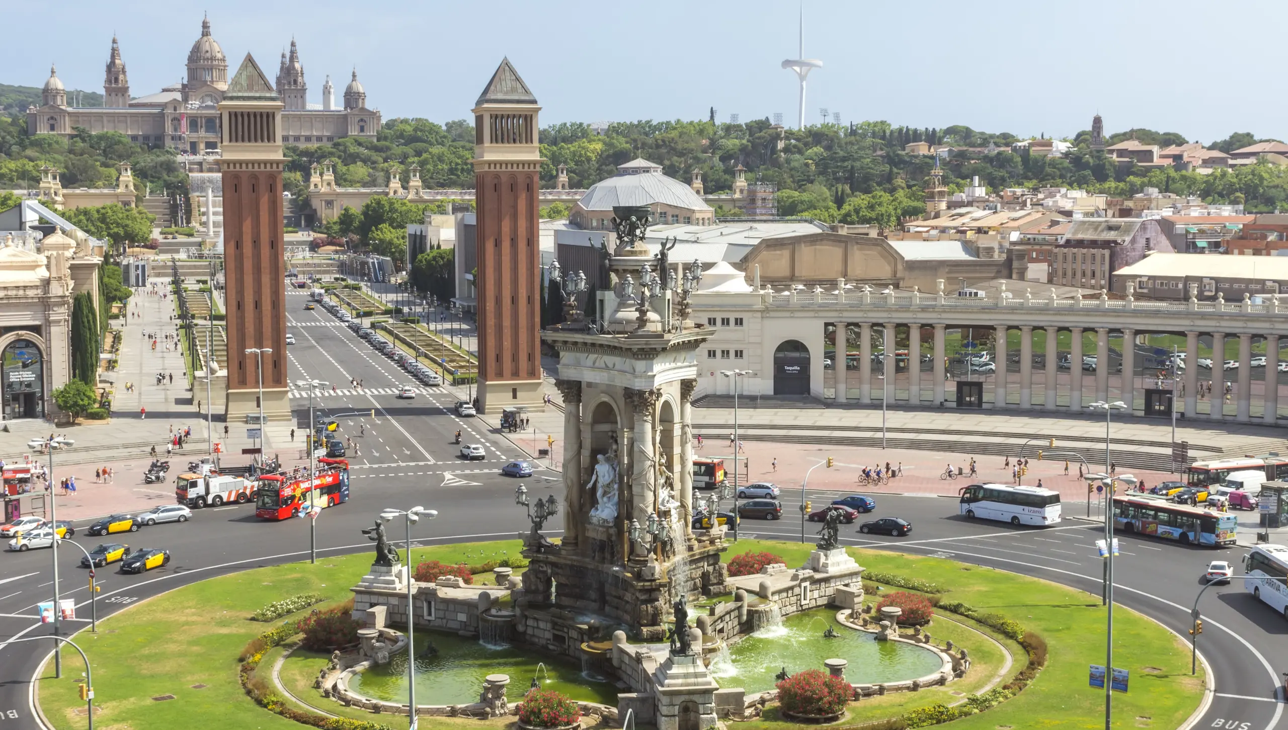 The Monumental Fountain, Plaça d’Espanya, Barcelona, Spain