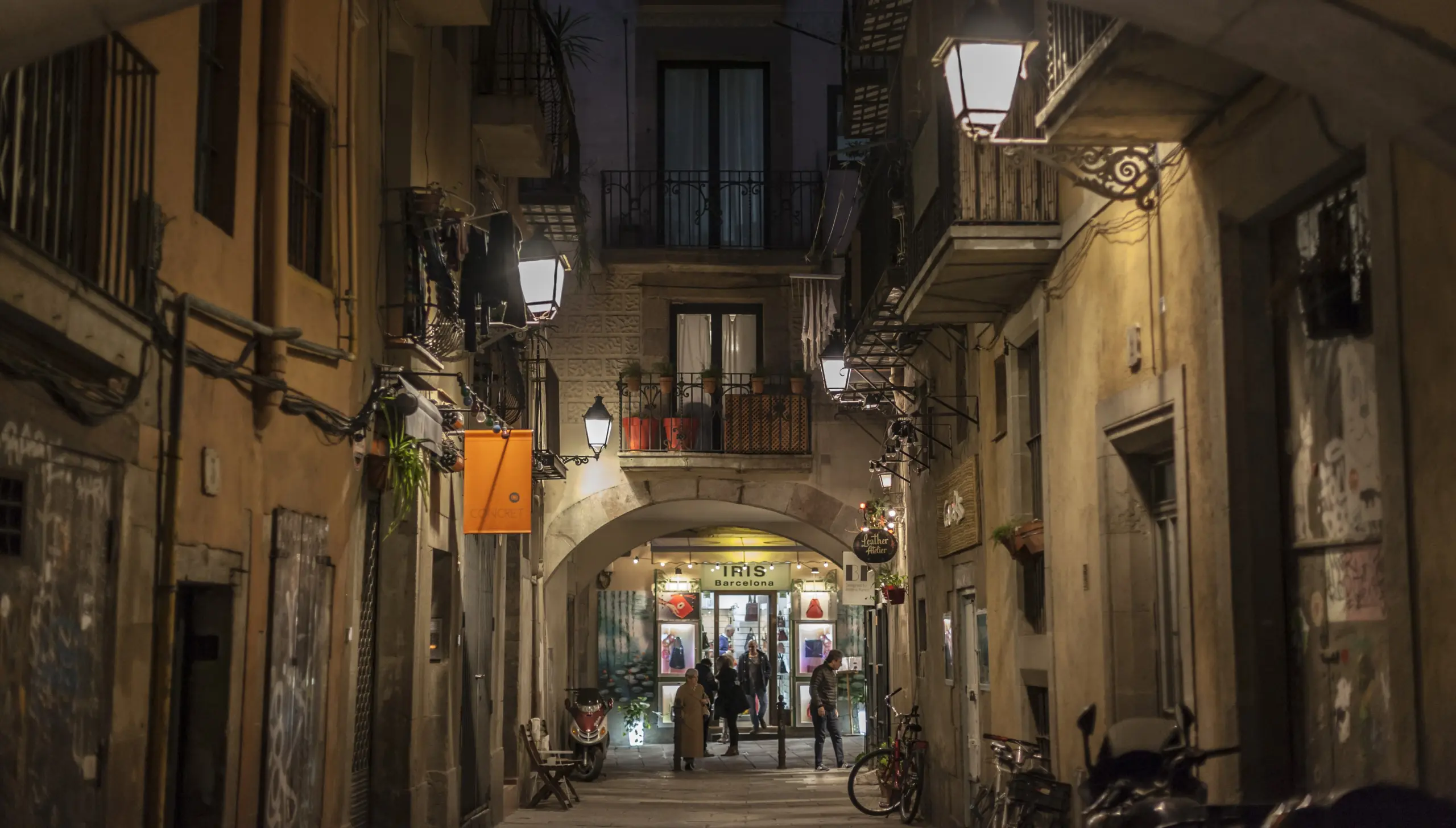 El Born district, Barcelona, Spain