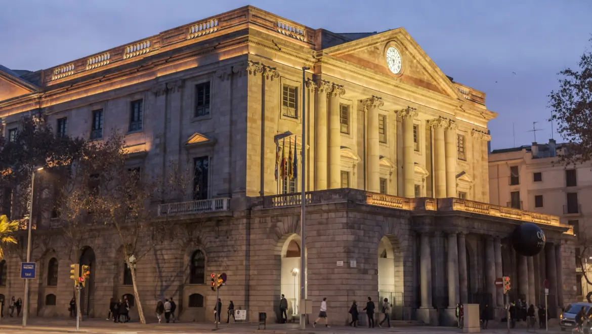 Original location of the Escola de Belles Arts de la Llotja, Barcelona, Spain