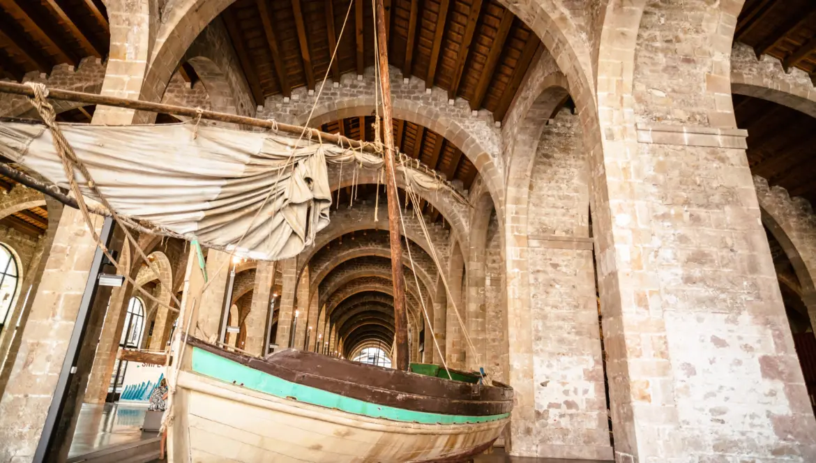 The Maritime Museum of Barcelona (Museu Maritim), Port Vell, Barcelona, Spain