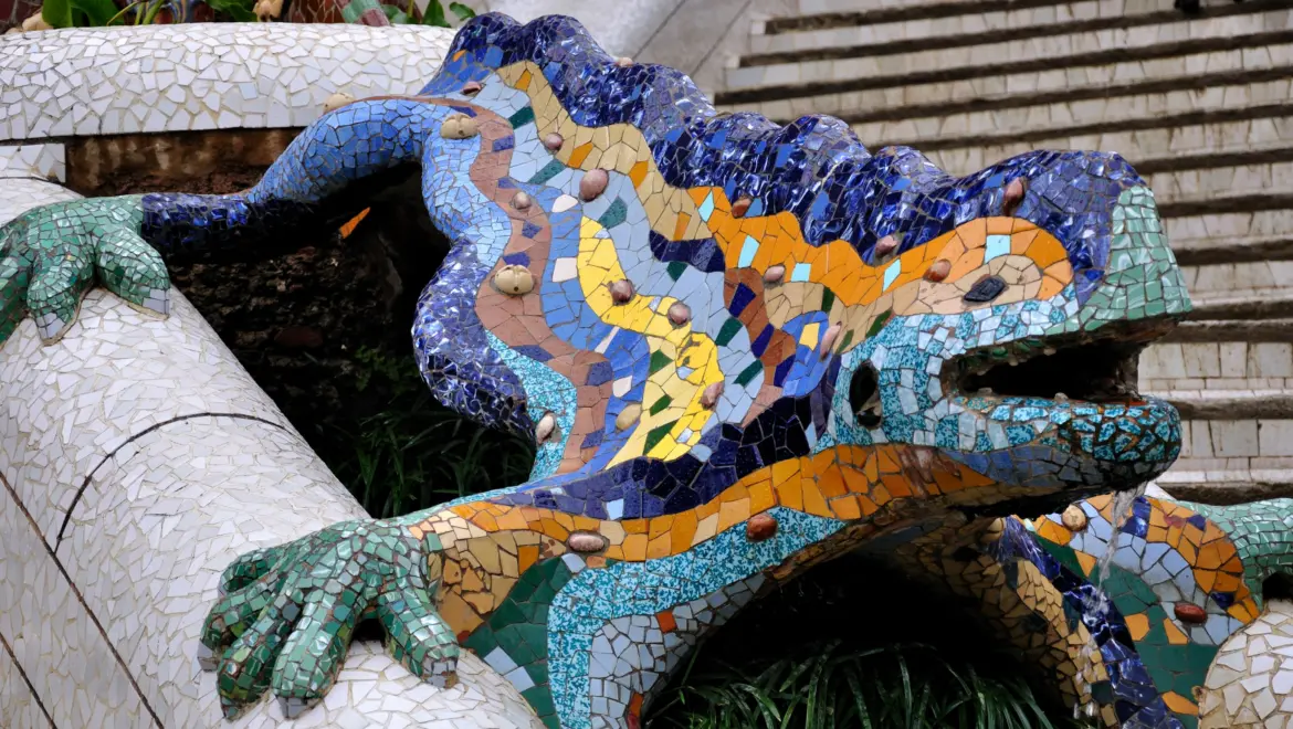 El Drac (“the dragon”), Park Güell, Barcelona, Spain