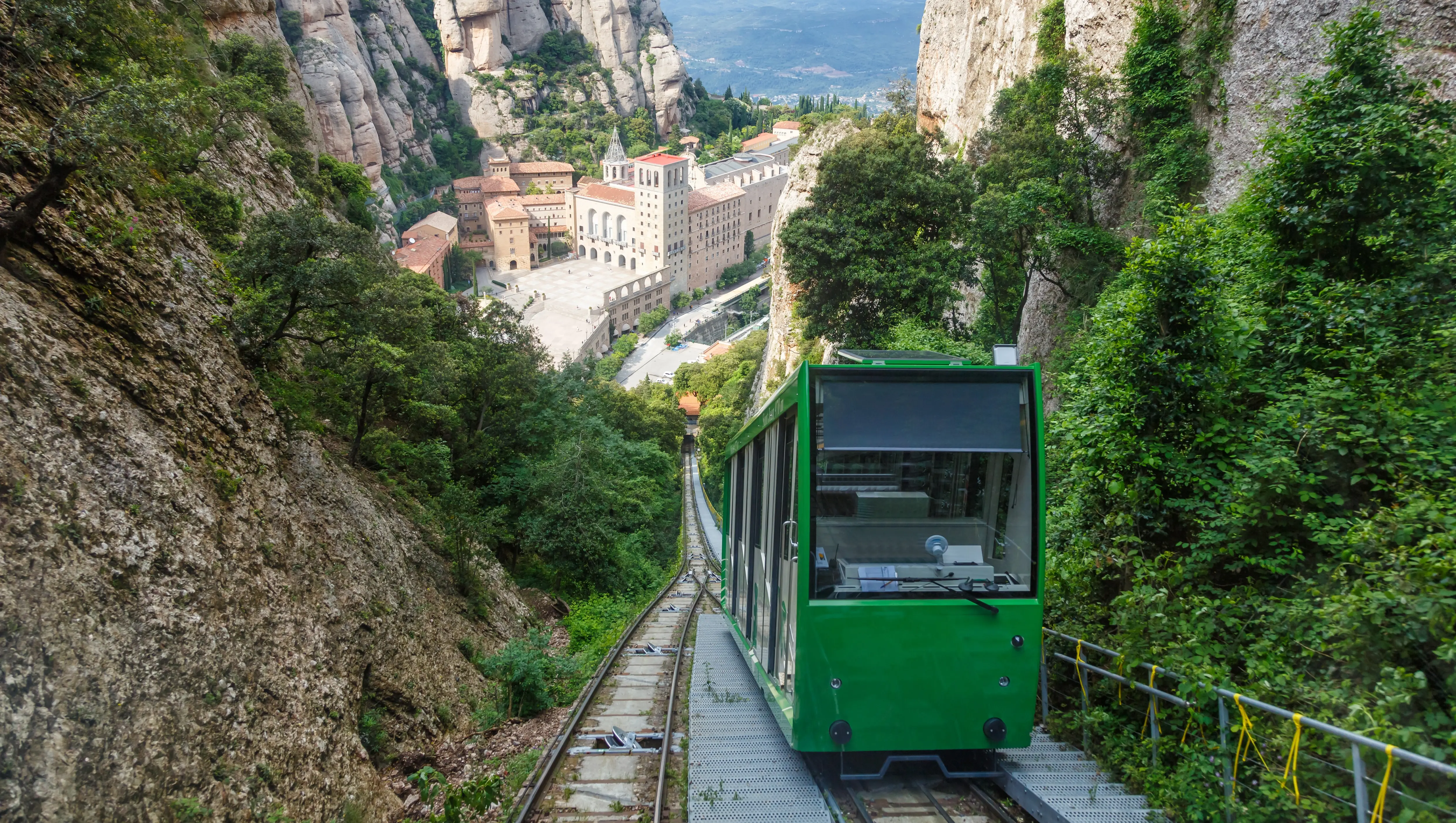 Cable car, Montserrat, Spain
