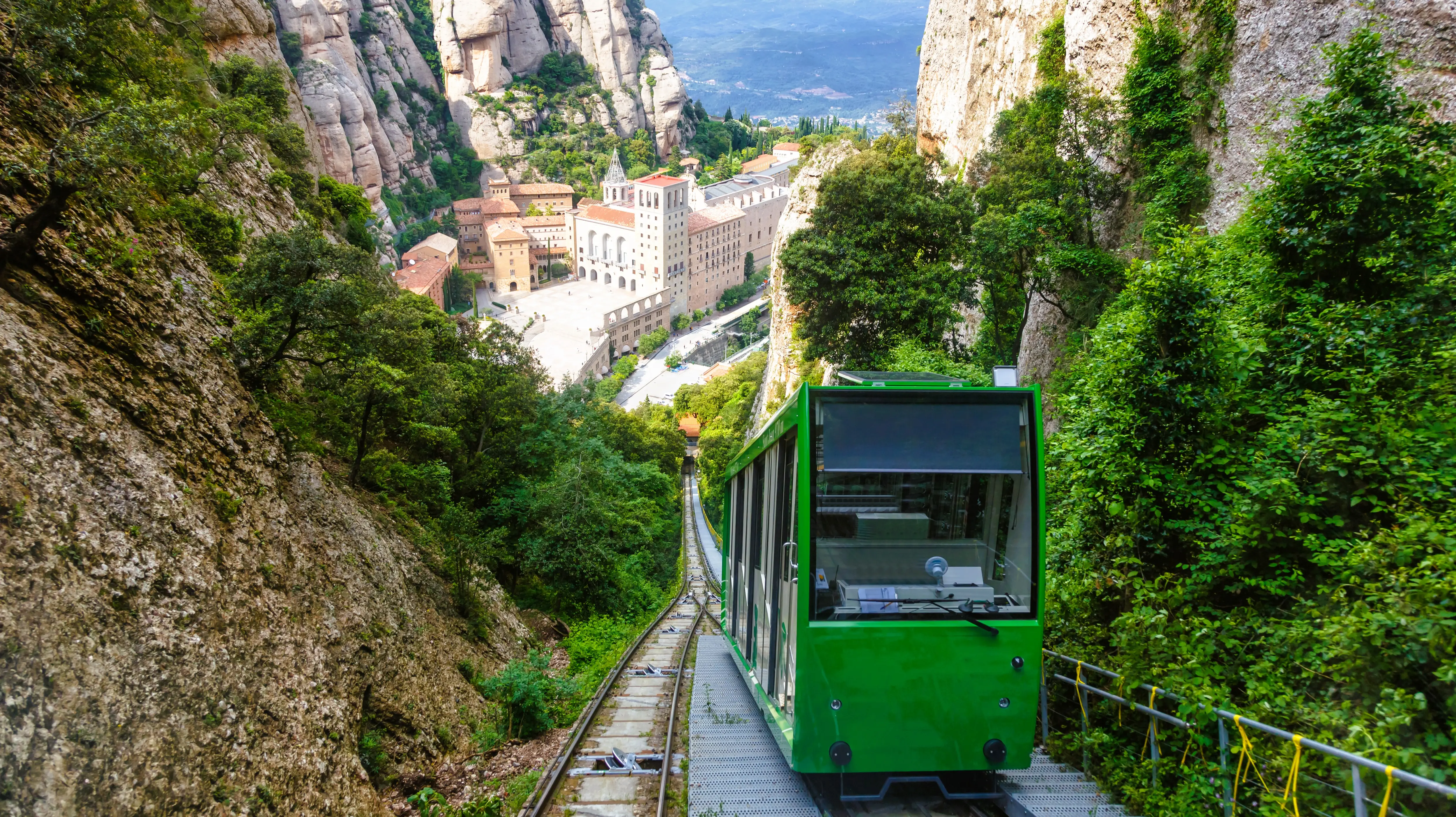 Sant Joan Funicular, Montserrat, Spain