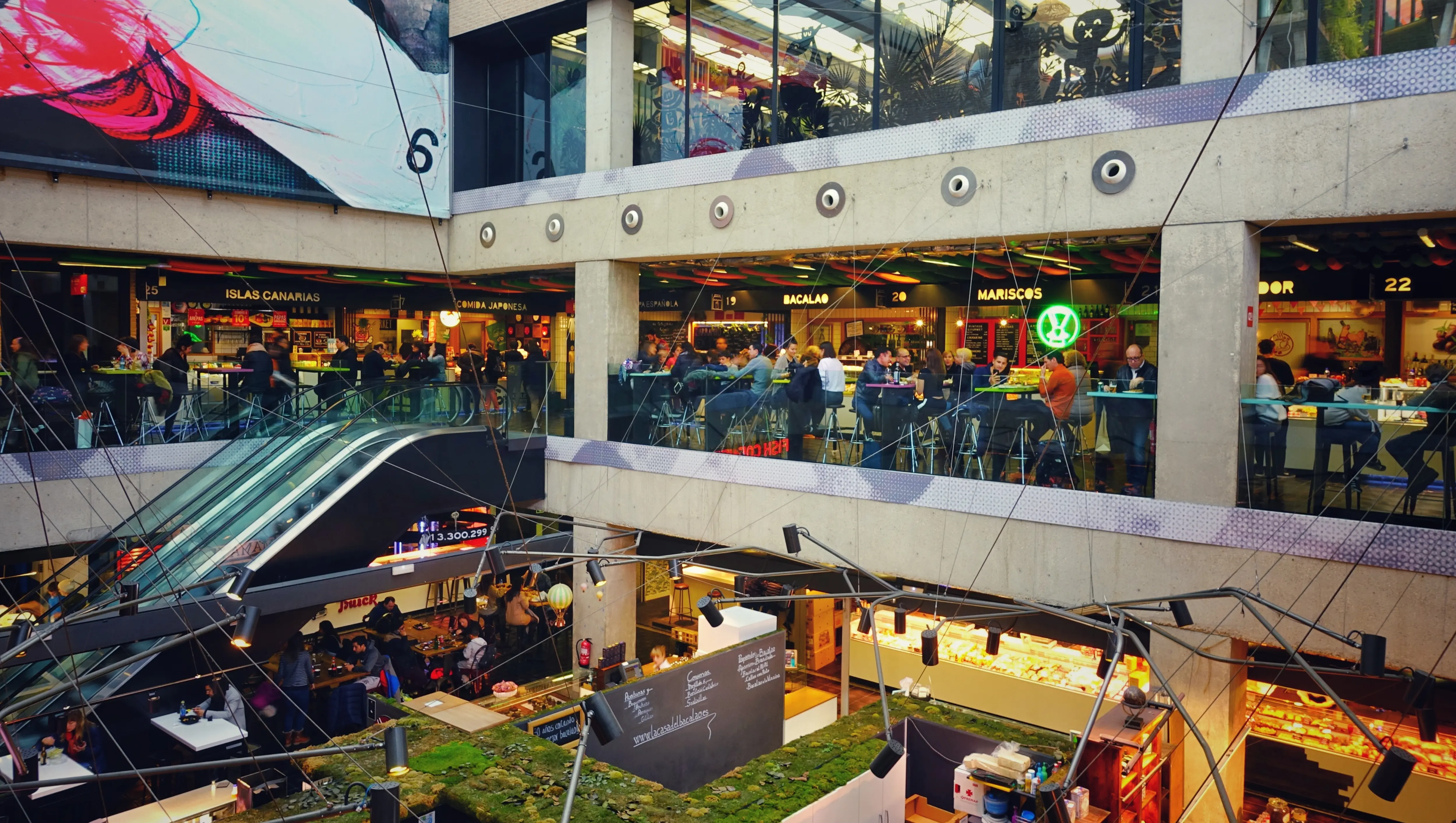 Mercado de San Antón, Madrid, Spain