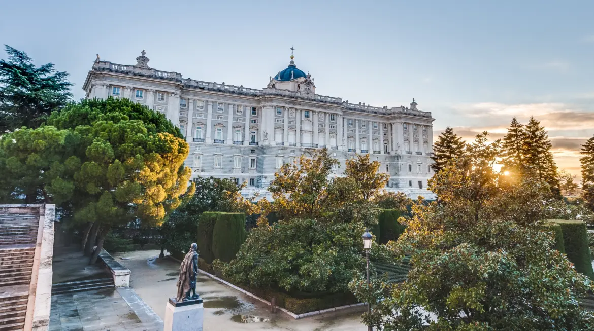 Sabatini Gardens (Jardines de Sabatini), Madrid, Spain