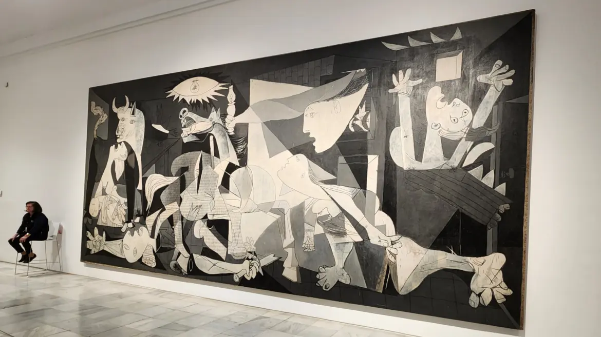 Guernica by Pablo Picasso, Museo Nacional Centro de Arte Reina Sofía (Reina Sofia Museum), Madrid, Spain