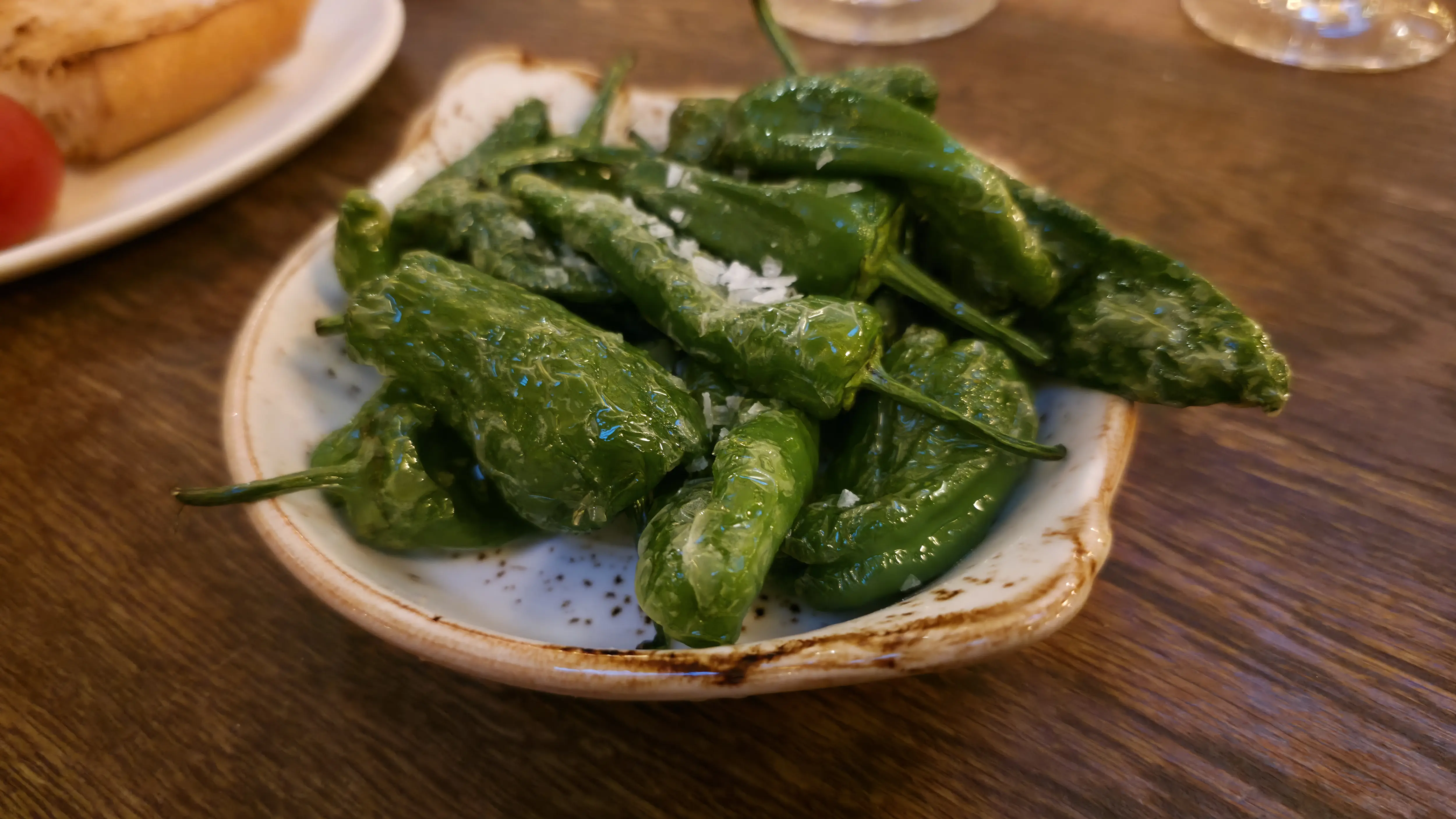 Padrón peppers, La Taperia, El Nacional, Barcelona, Spain
