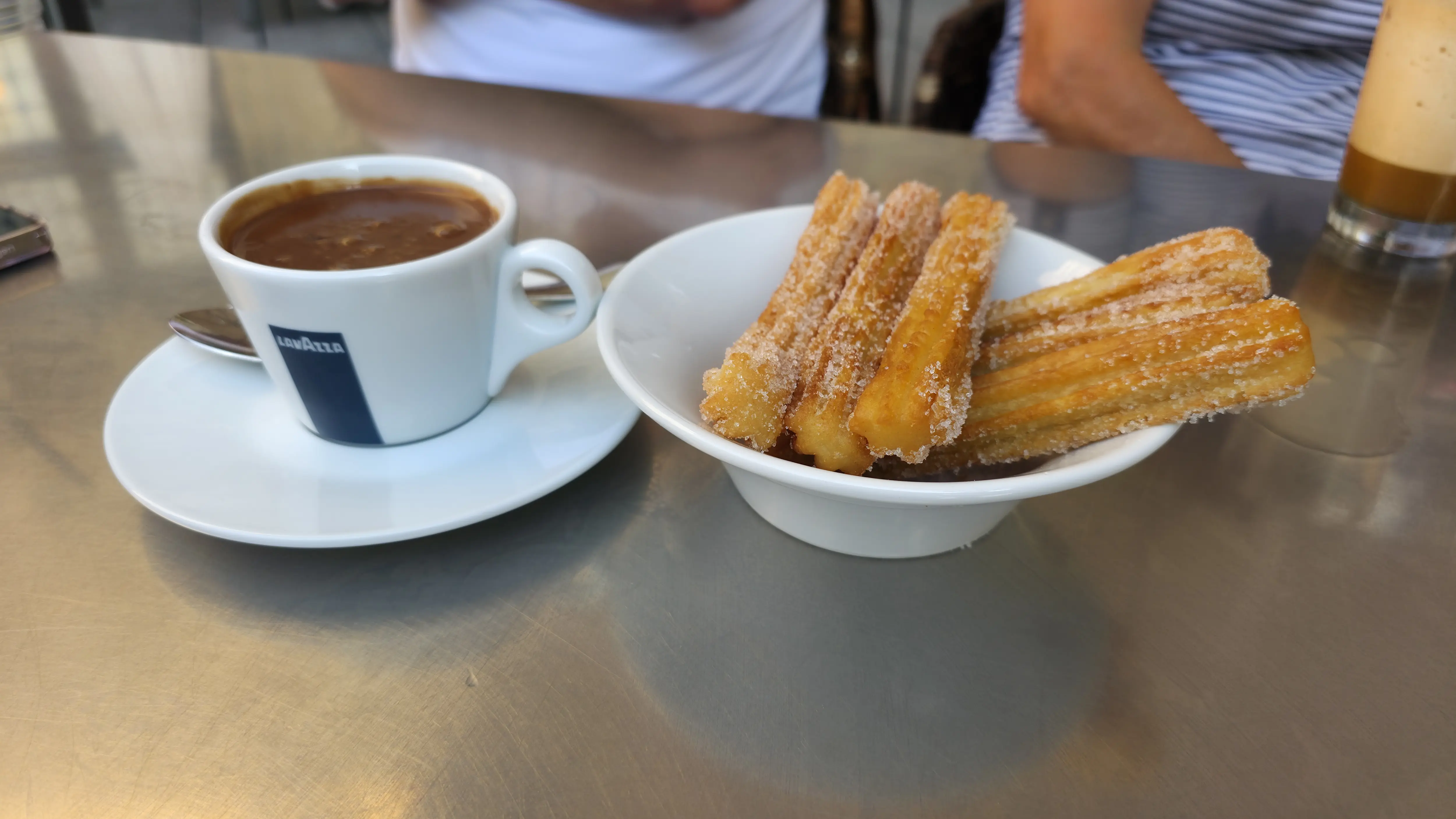 Churros, El Cercle restaurant, Barcelona, Spain