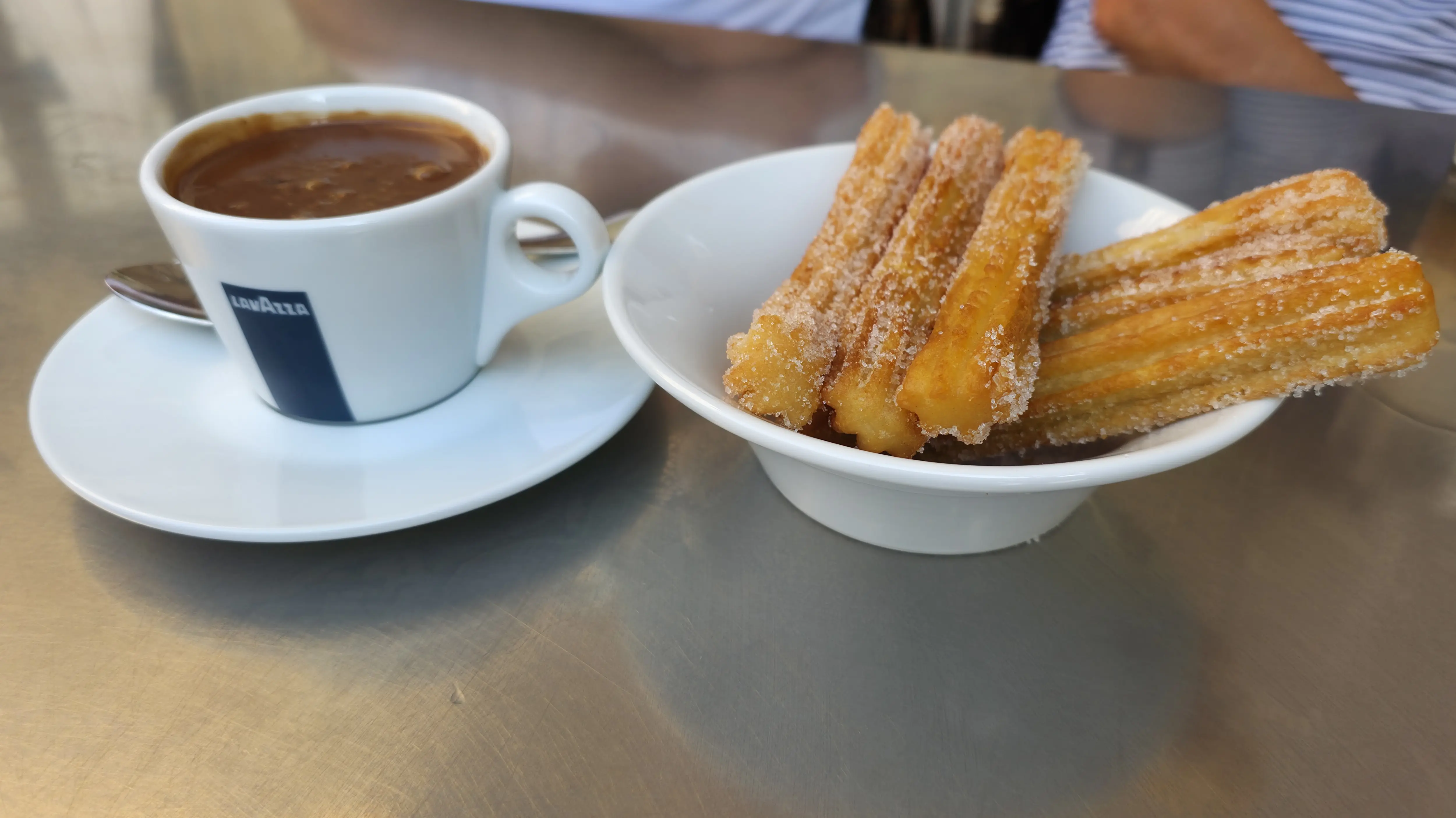 Churros con chocolate, Barcelona, Spain