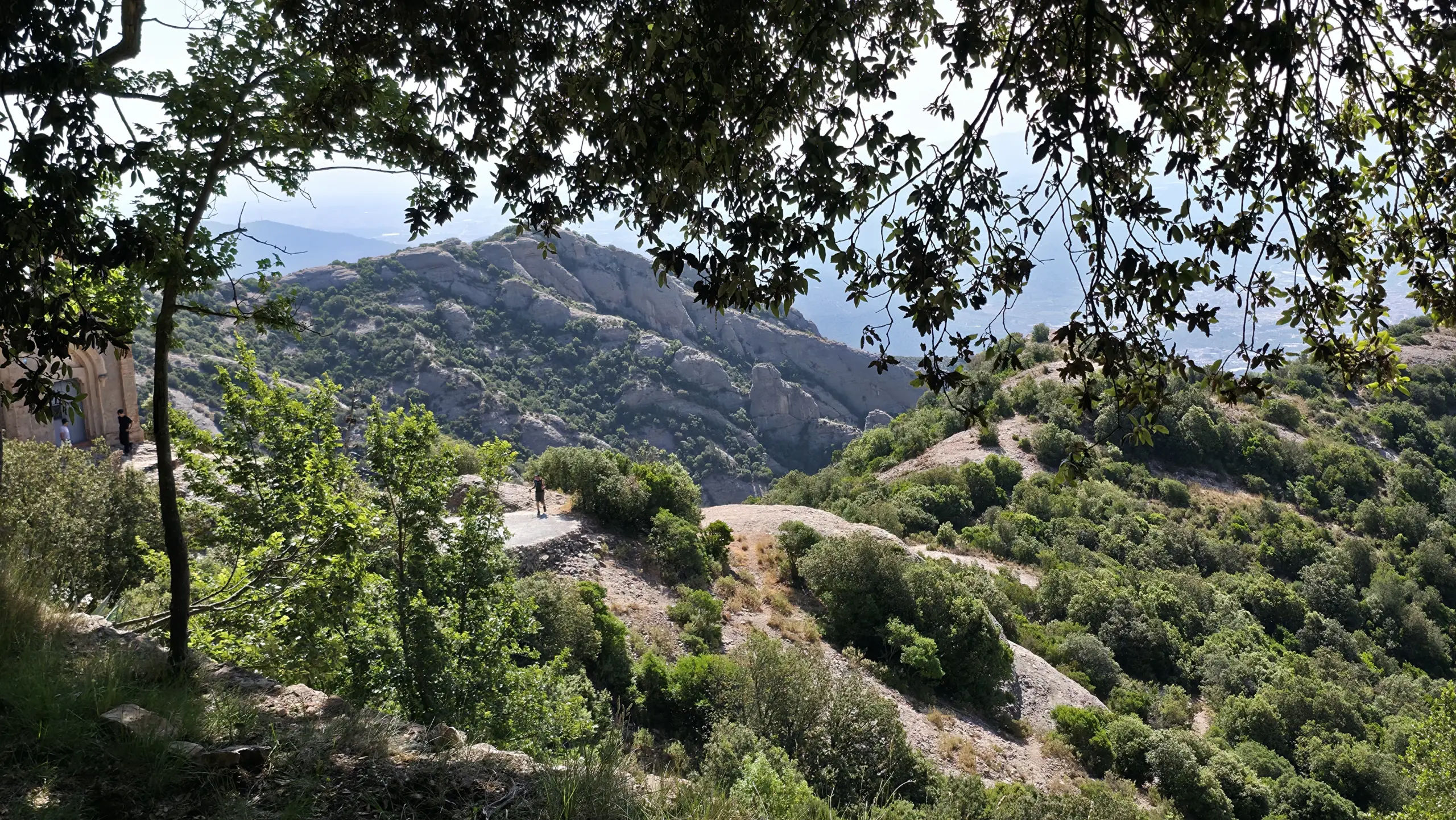 View from the Sant Joan Funicular summit, Montserrat, Spain