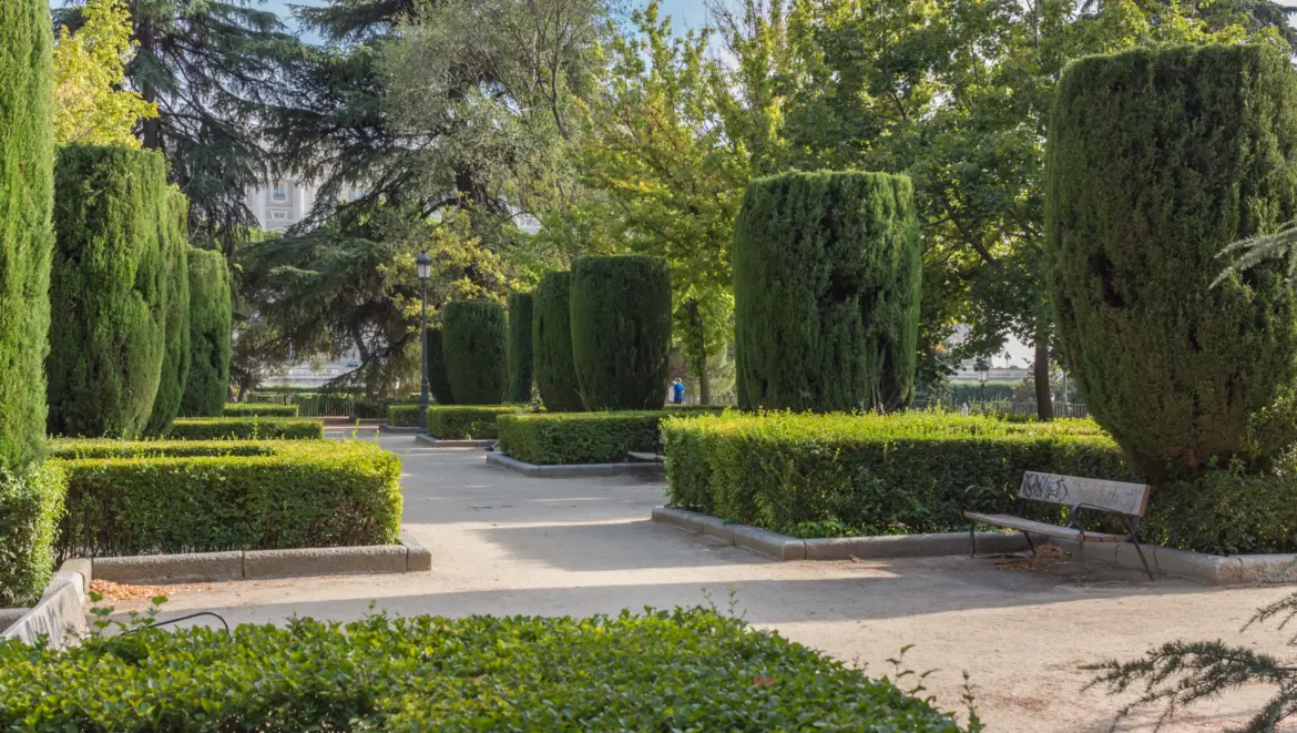 Sabatini Gardens (Jardines de Sabatini), Madrid, Spain