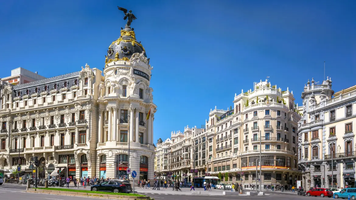 Gran Vía, Madrid, Spain