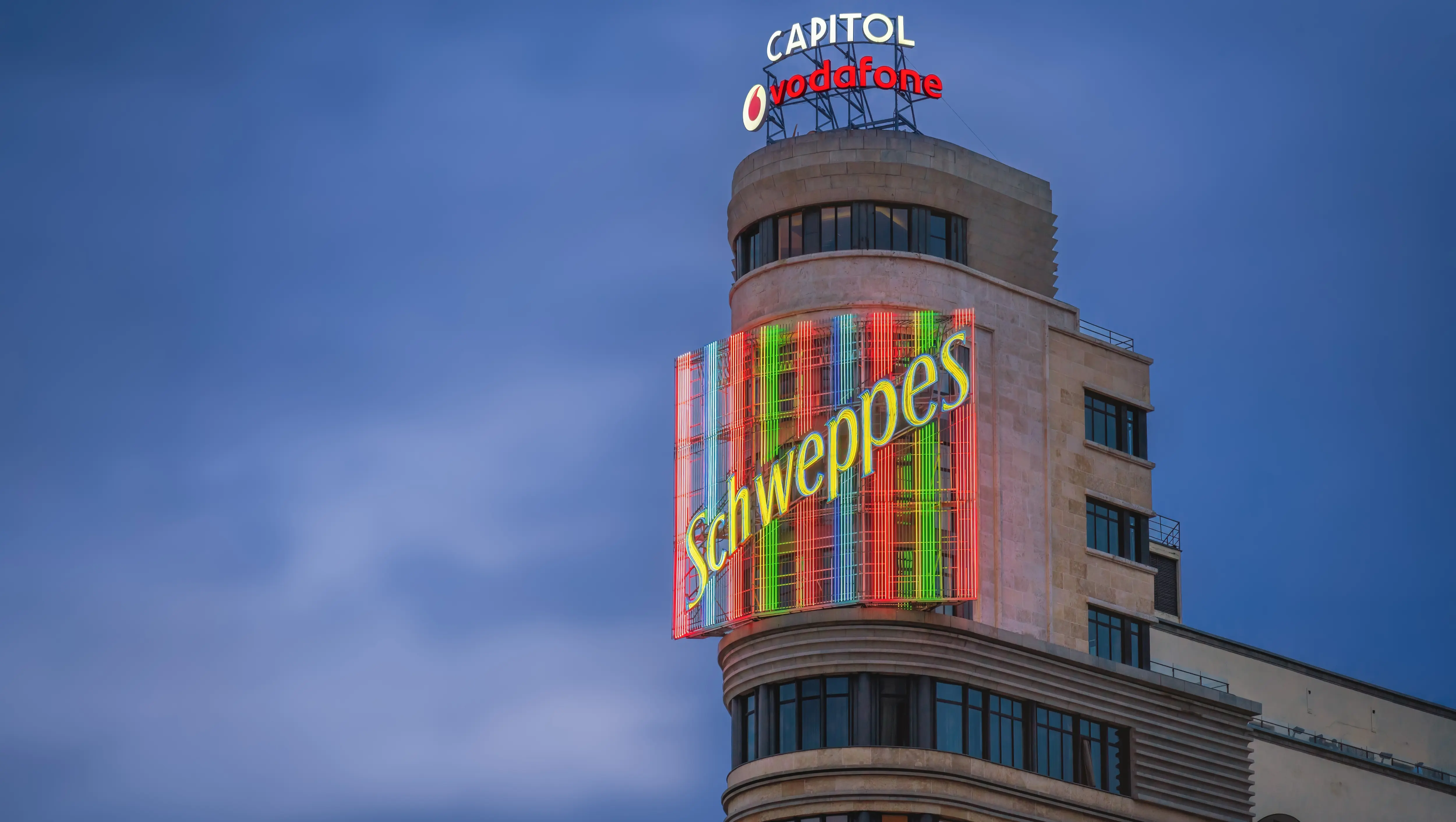 Carrión Building (also known as the Capitol Building), Gran Vía, Madrid, Spain