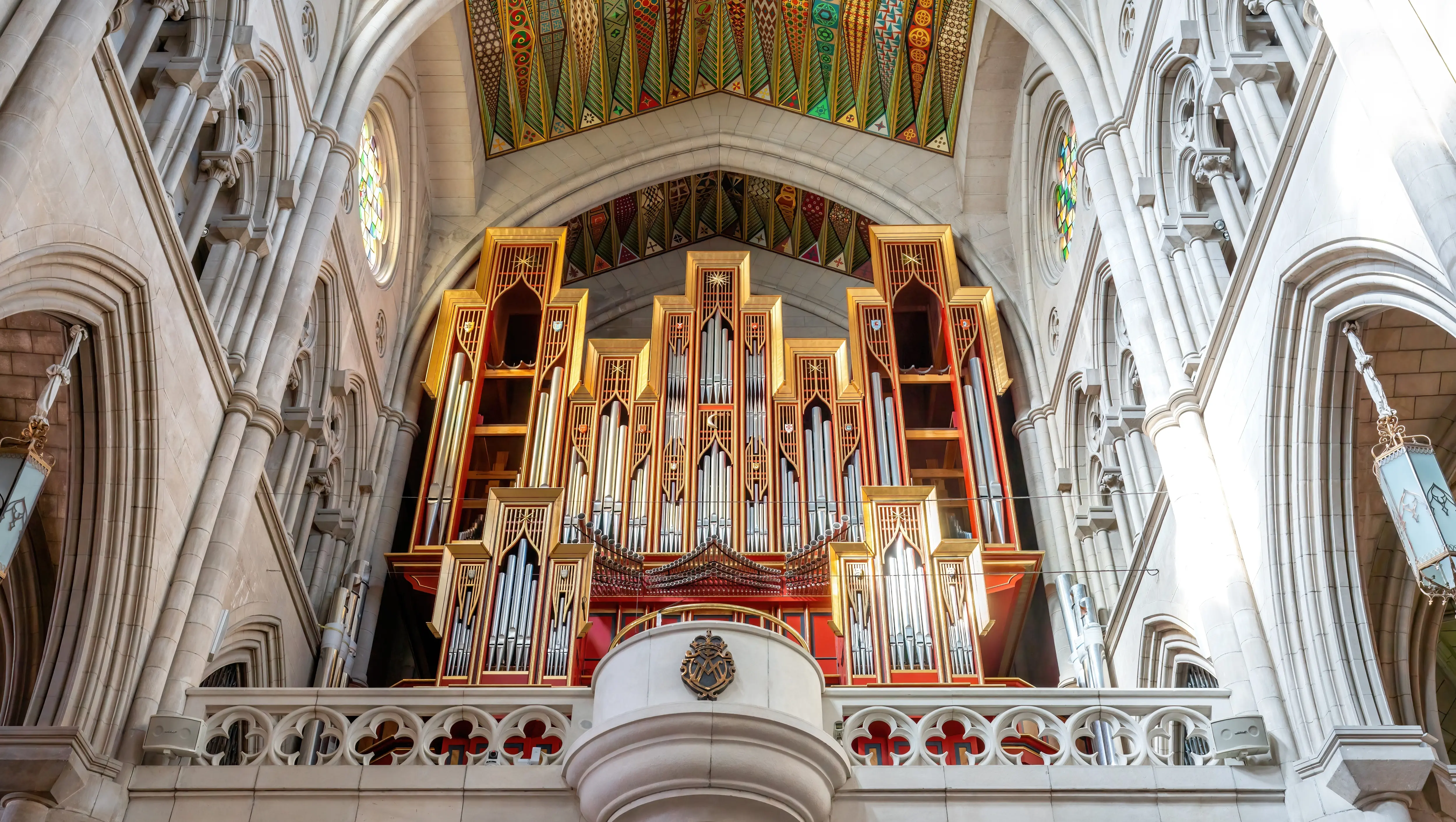 Organ, Almudena Cathedral, Madrid, Spain